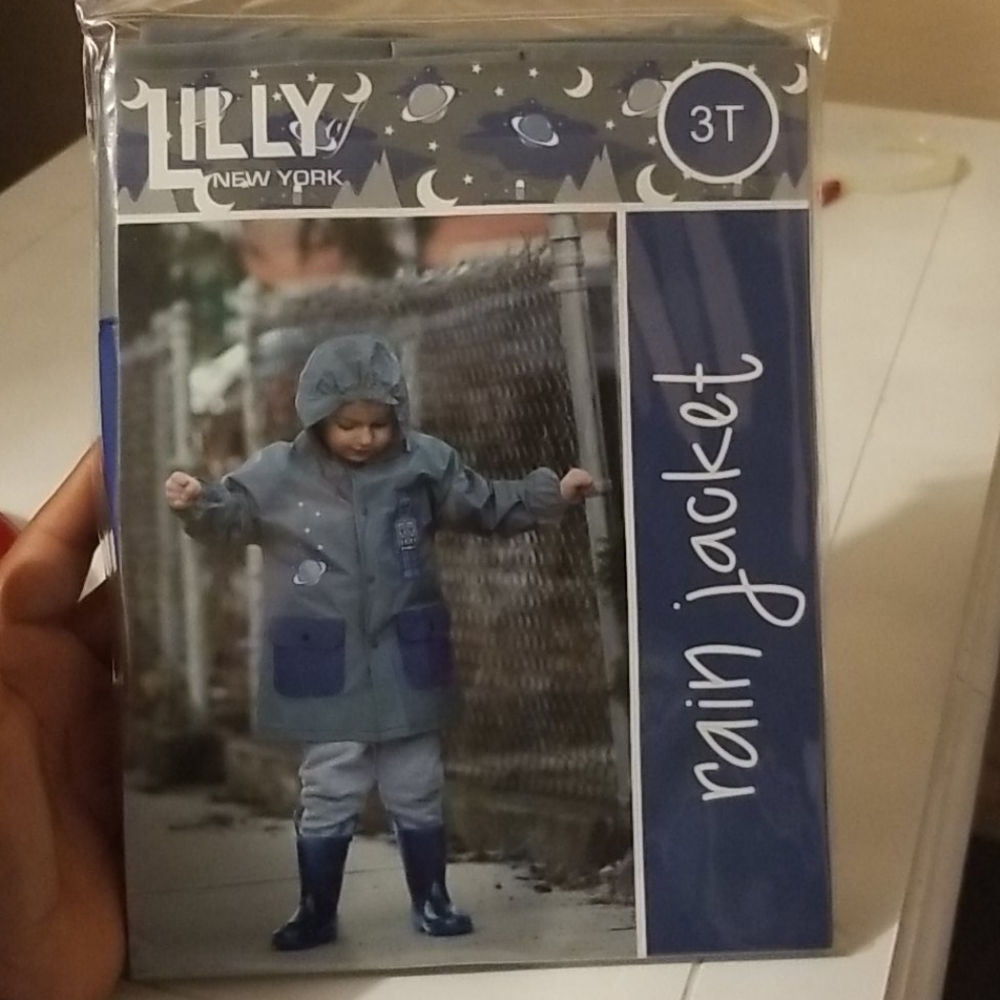 LILLY OF NEW YORK TODDLER RAIN JACKET SZ 3T NEW